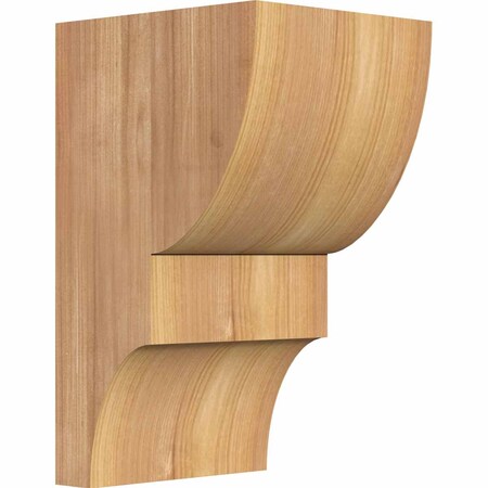 Ekena Millwork Ridgewood Smooth Corbel, Western Red Cedar, 5 1/2"W x 6"D x 10"H COR06X06X10RID00SWR